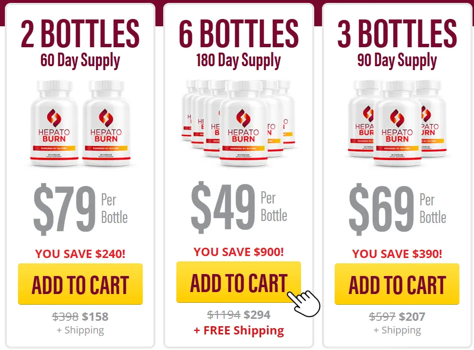 Discounted price for HepatoBurn bottle with limited-time offer
